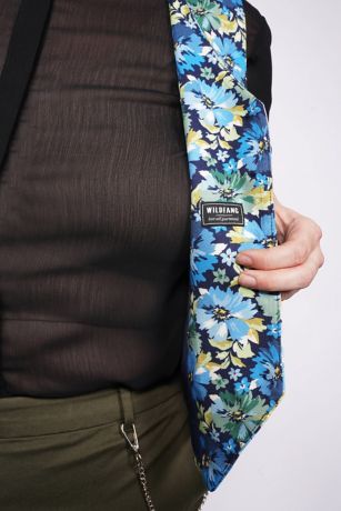 Wildfang Empower Floral Vest | David's Bridal